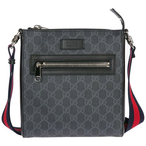 gucci messenger pelle|Messenger Bags for men .